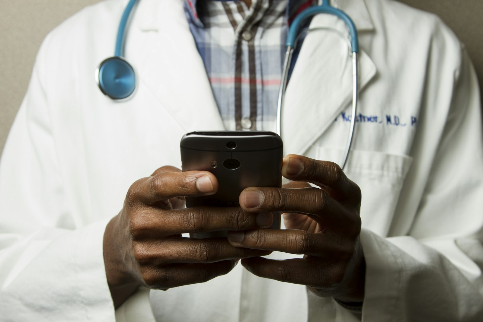 Healthcare professionals collaborating on patient administration